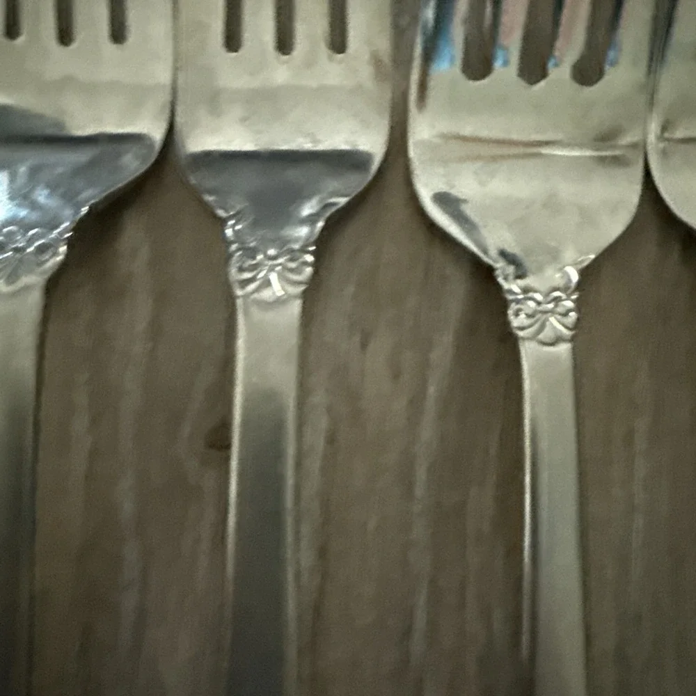 5 Dinner Forks‎ 3 Salad Forks Oneida PRINCETON 18/10 Stainless China